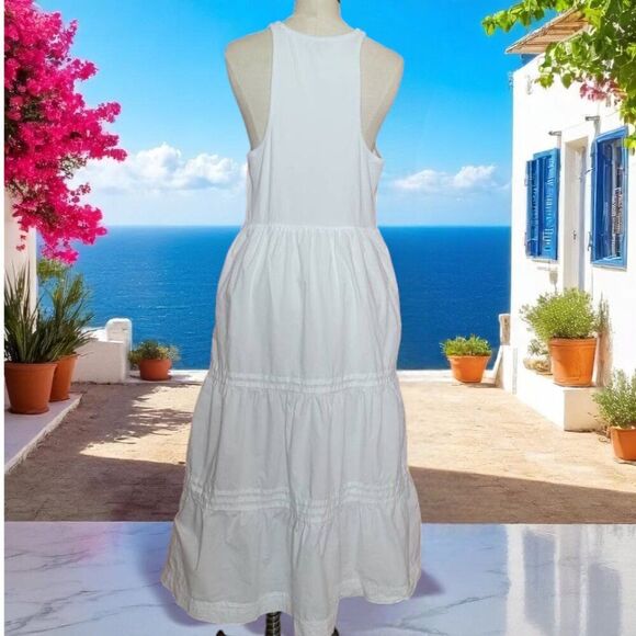 J. Crew Cottage Core Ethereal Anglecore Resortwear Maxi Tank Dress - Picture 3 of 14